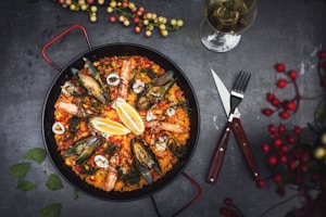 Cocinando paella